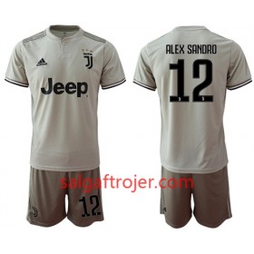 Juventus Fodboldtrøjer Alex Sandro 12 Børn Udebanesæt 2018/19 Kort ærmer